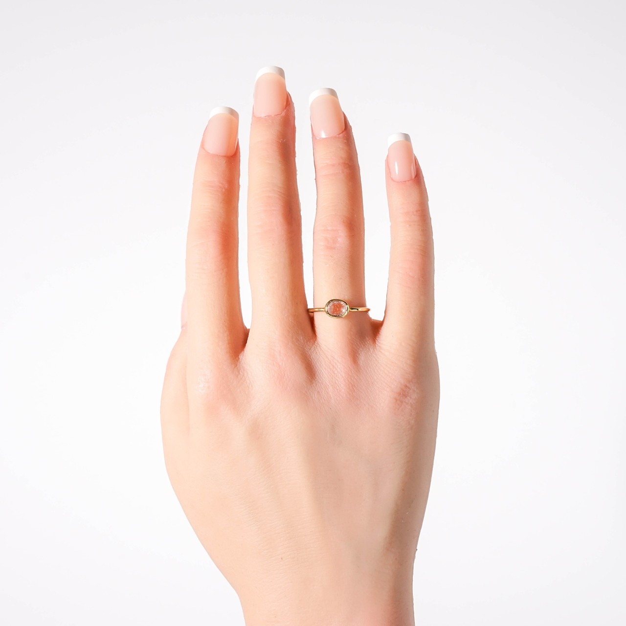 【13号】モルガナイト リング（プチ）