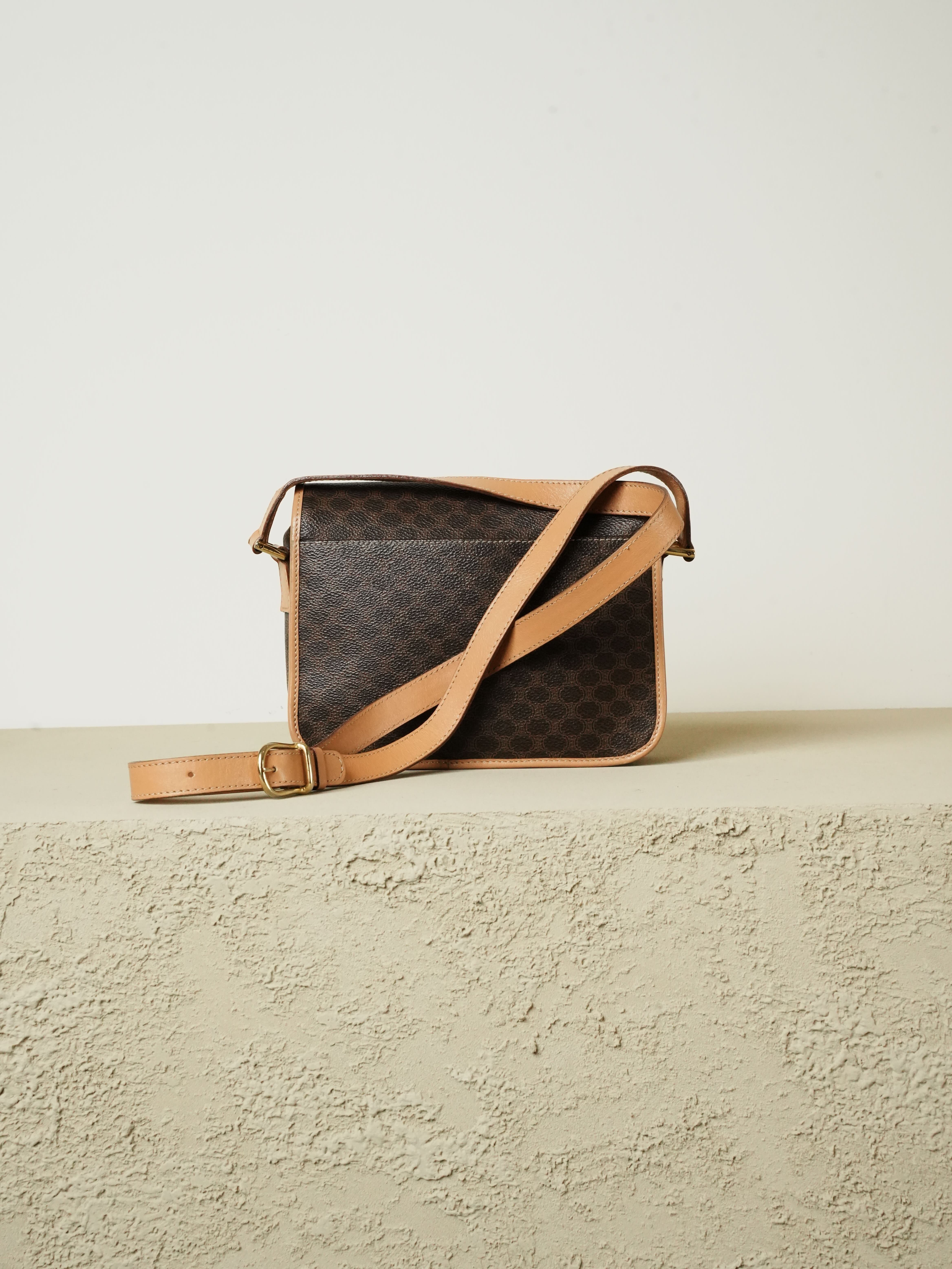 CELINE セリーヌ マカダム柄 サークルロゴ ショルダーバッグ | Raum