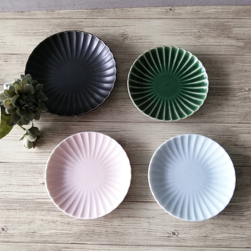 かすみ　丸小皿　SSサイズ　12.5cm　全5色　和食器　花のお皿