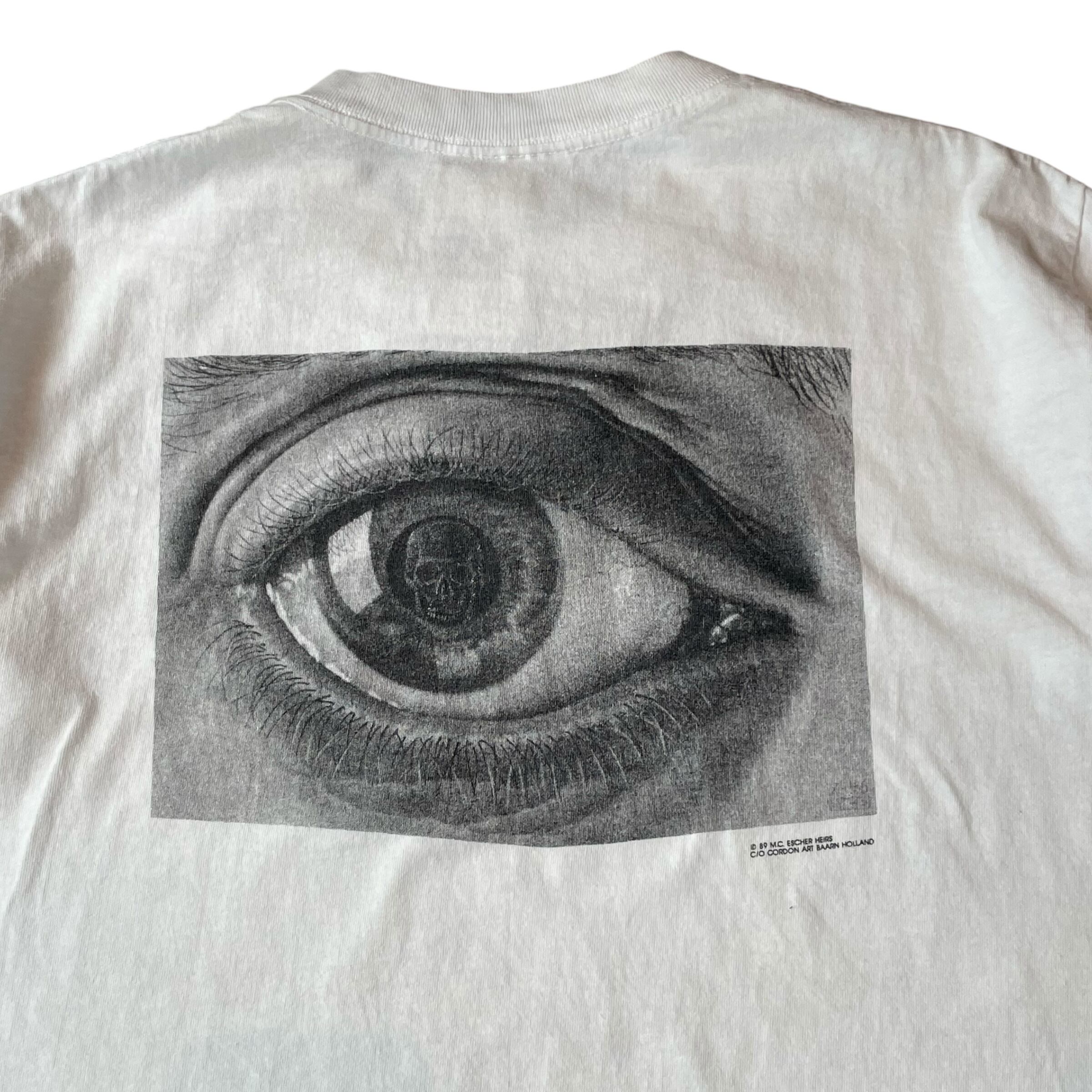 希少 90s エッシャー eye 目 Tシャツ L