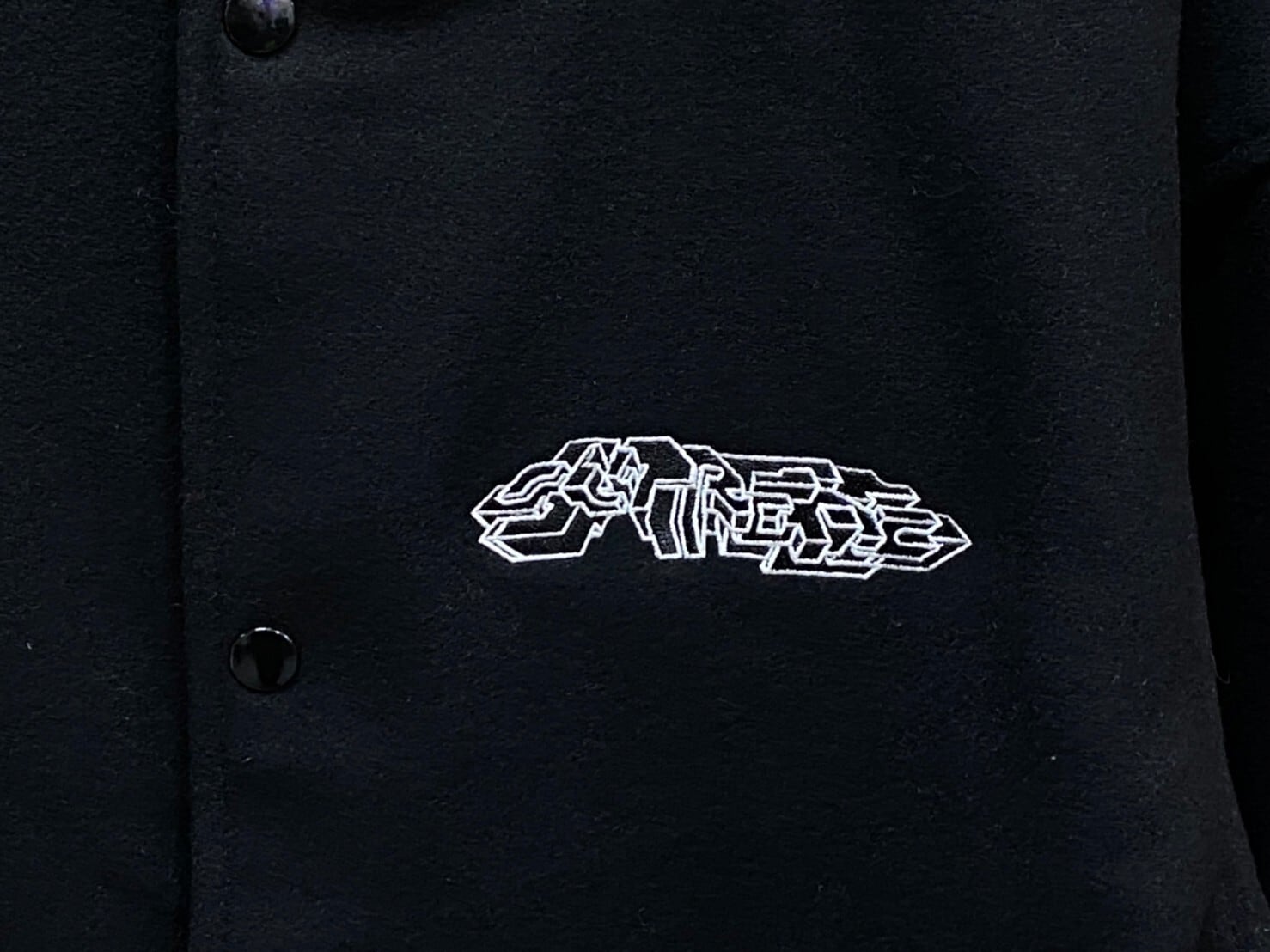 supreme delta logo varsity jacket XL