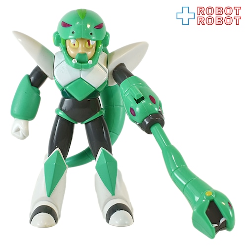 バンダイ カプコム ロックマン スネークマン 6インチ アクションフィギュア 1994 武器付完品