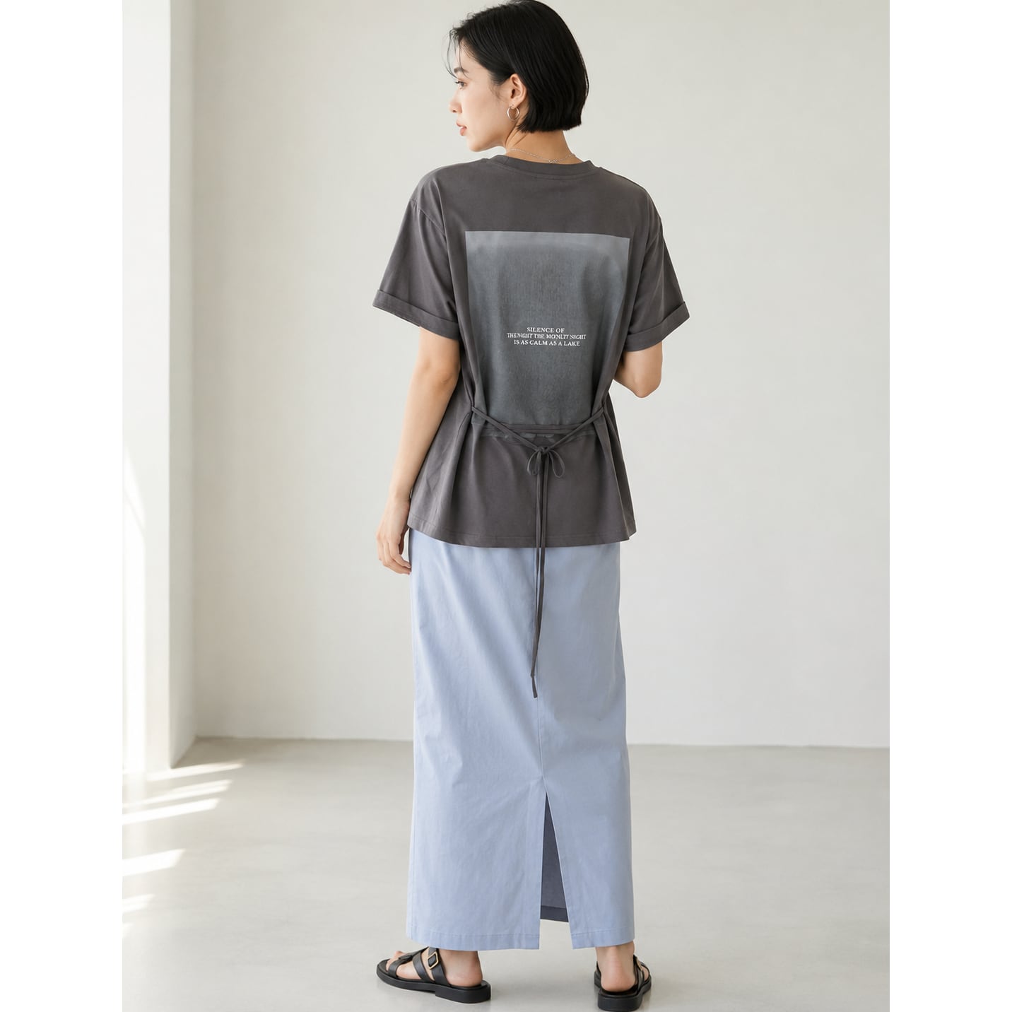 back print tshirt k-0109
