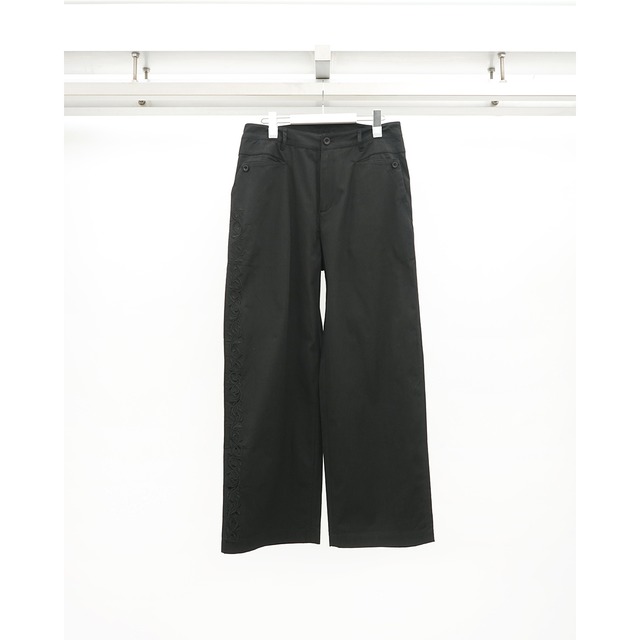 [ Professor.E ](プロフェッサーイー) 26SS-PE-TRL-02 Embroidered Pants