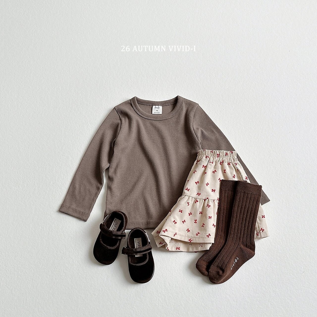 韓国子供服 / VIVID-I / 26Autumn /ビビッドソックス  / 靴下/ 秋服 *1号~2号*