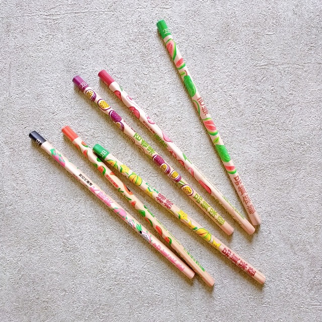 【1本〜購入可能！】利百代（LIBERTY）台湾フルーツ鉛筆