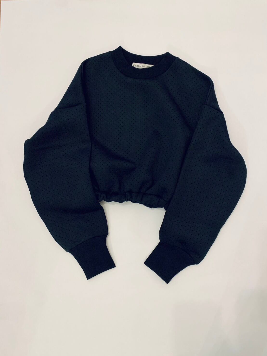 【日本製】パンチングダンボールクロップドTOPS