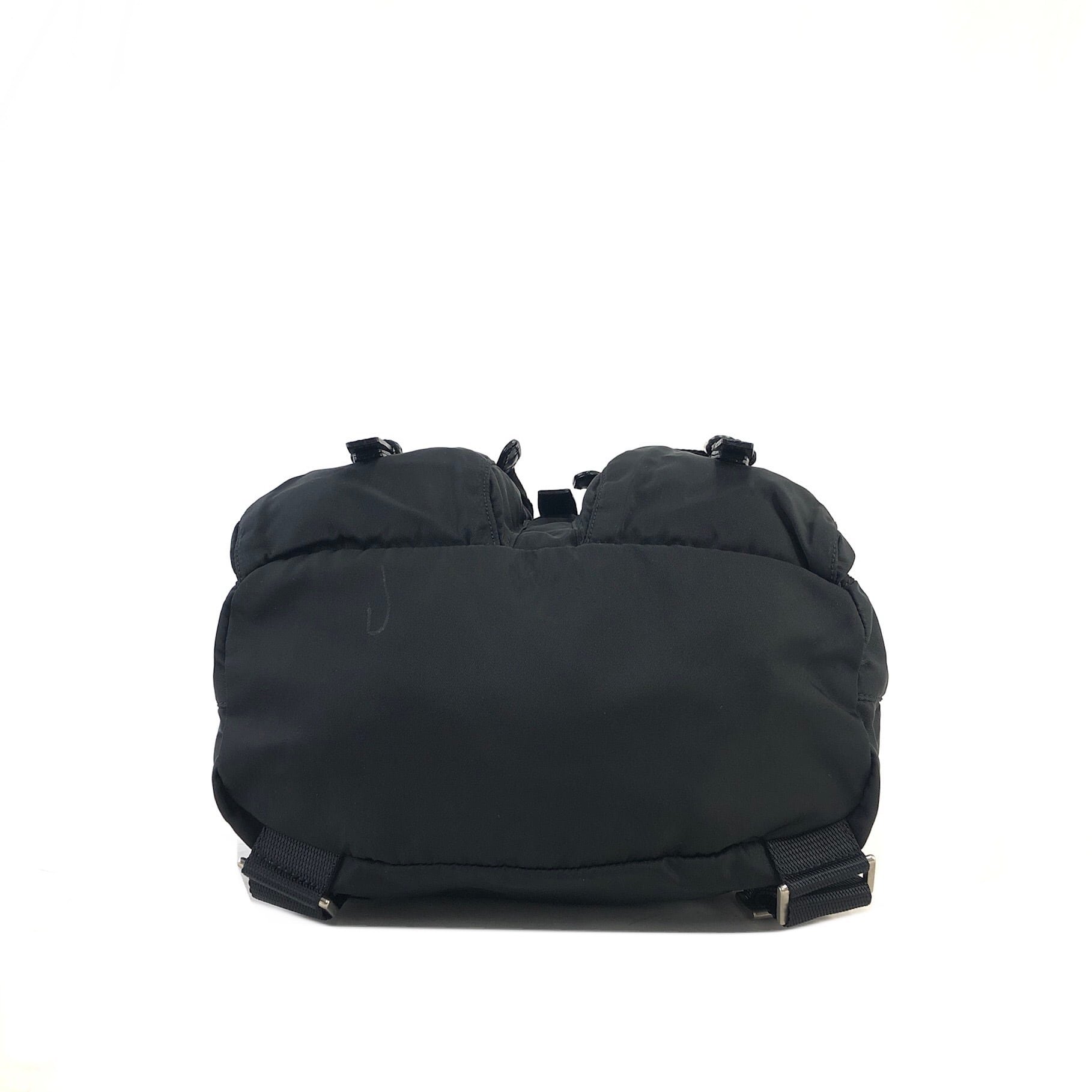PRADA プラダ トライアングルロゴ ナイロン×レザー ダブルポケット