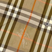 90s Burberrys バーバリー シャドーホース ノバチェック 長袖シャツ L/ベージュ系 メンズ ビンテージ