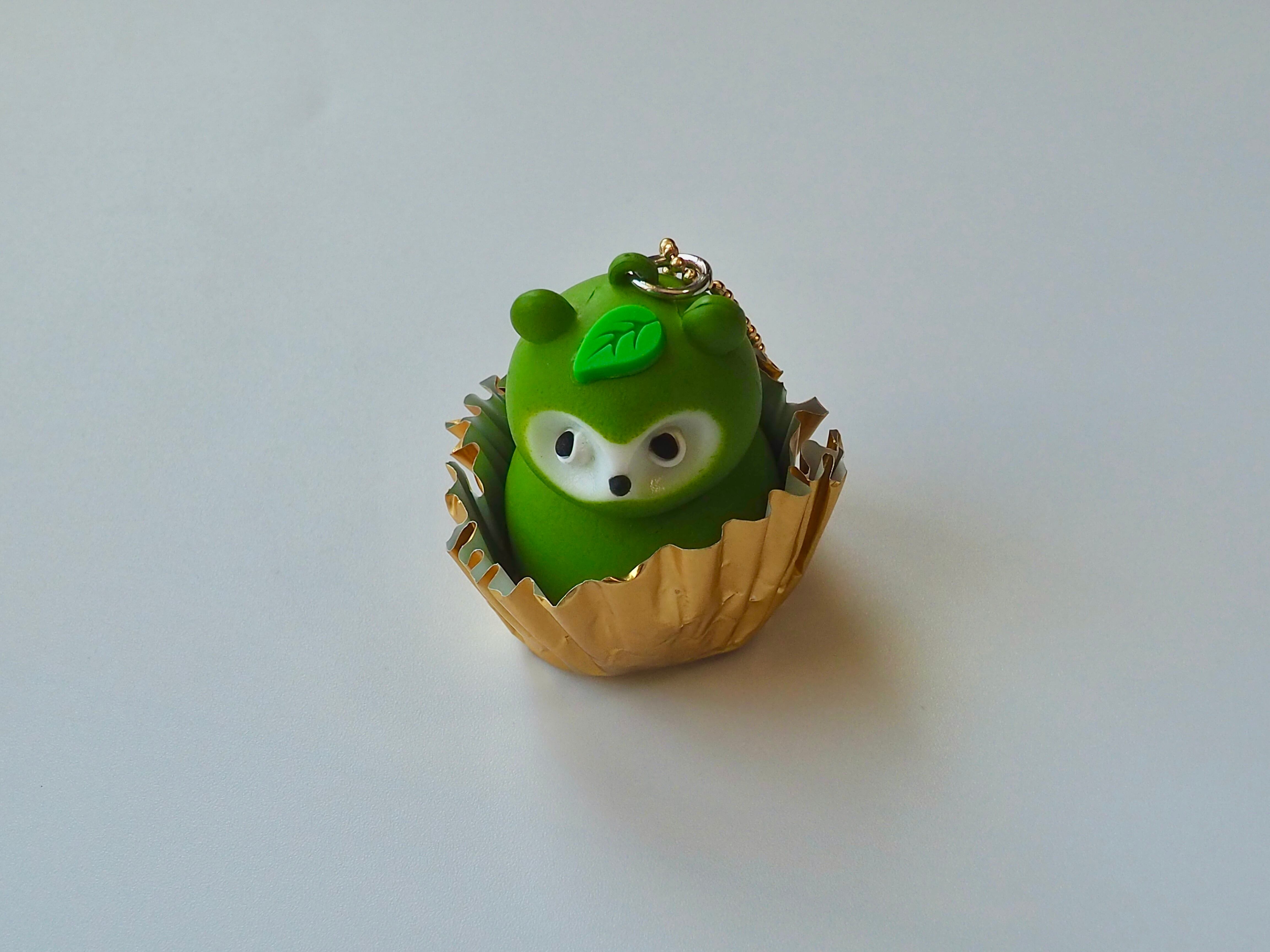 たぬきケーキマスコット3③抹茶 | nozomiya