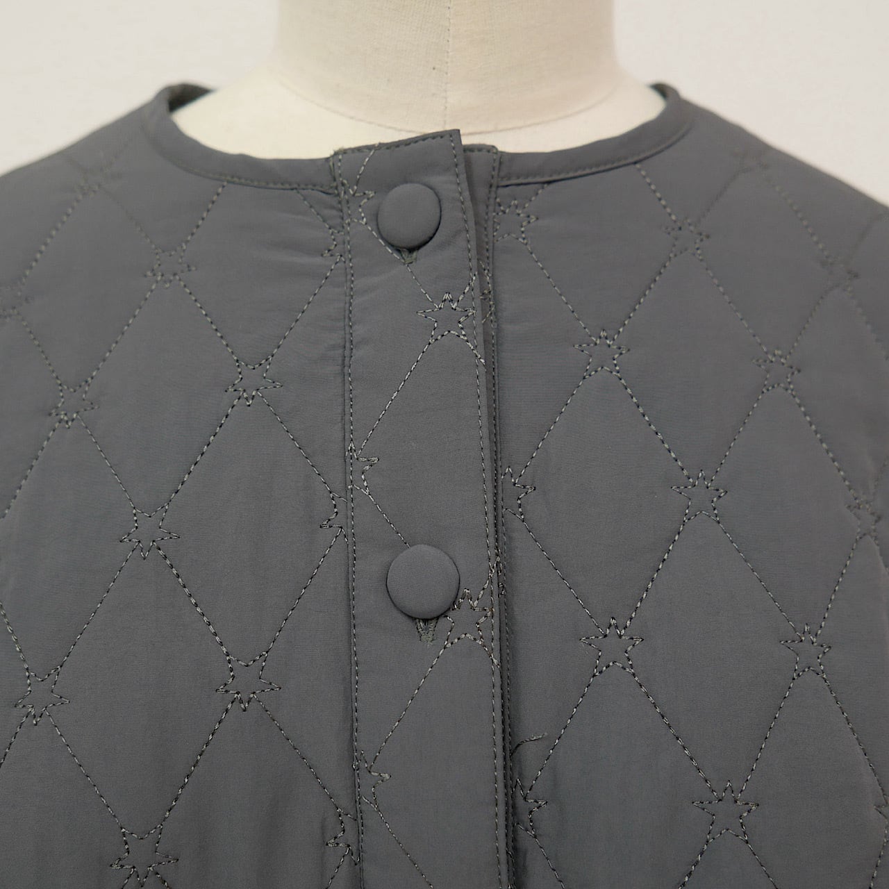 スターキルトジャケット(グレー) | LINKABLE