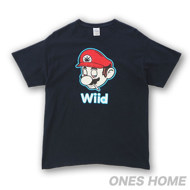 00s Mario parody "Wiid" tee