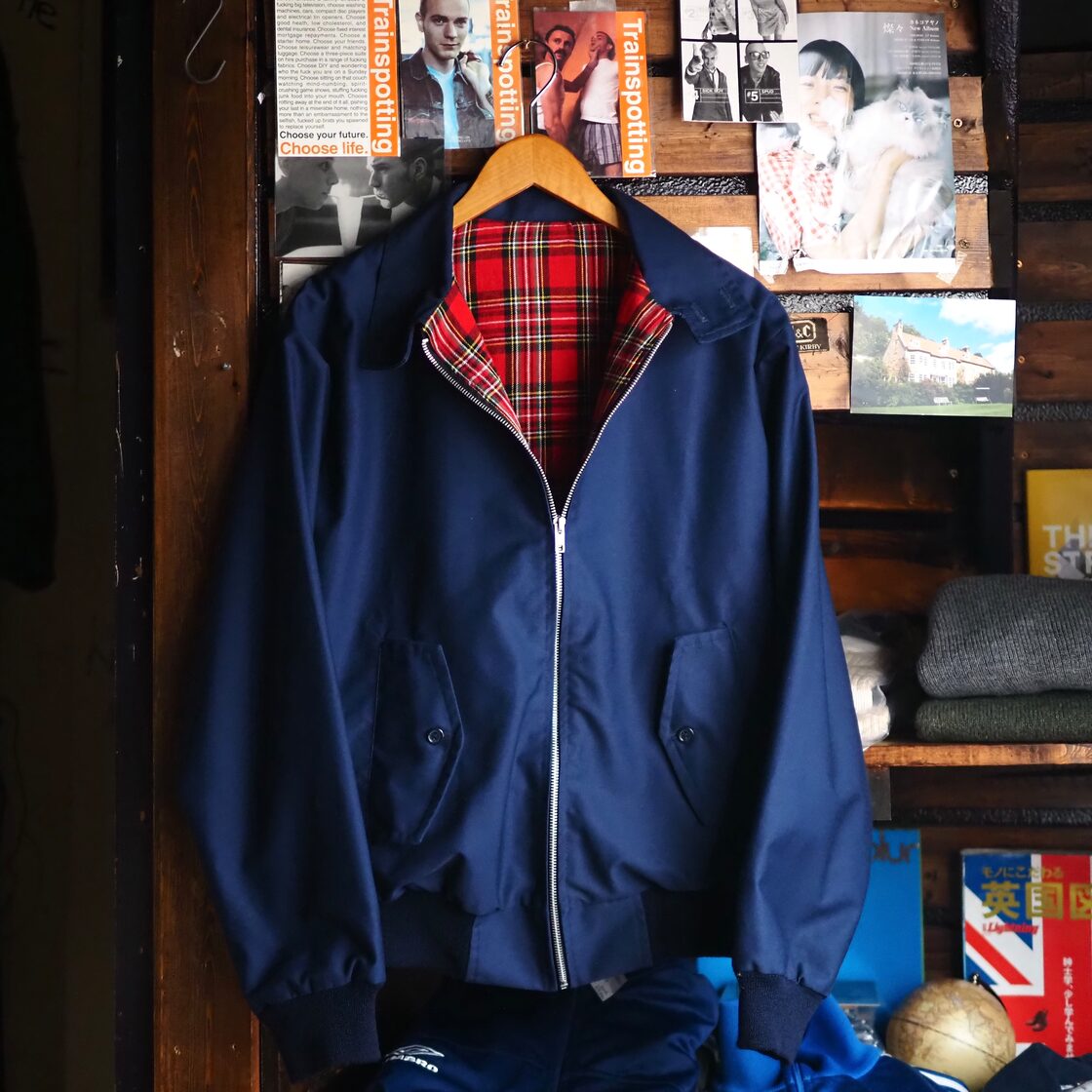 Britpop! イングランド製 UK Old Harrington Jacket イギリス 
