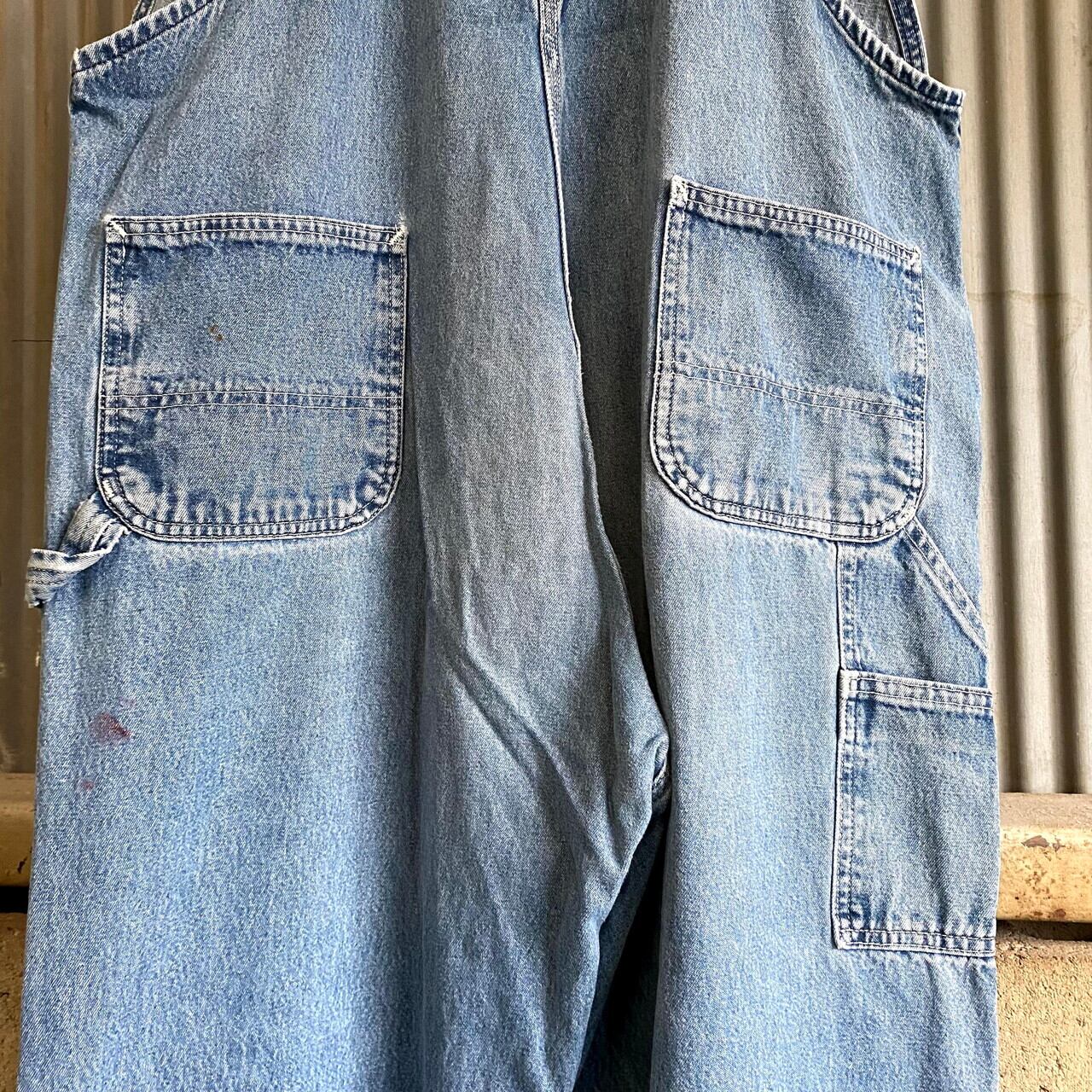 ビッグサイズ Carhartt カーハート デニム オーバーオール パッチ