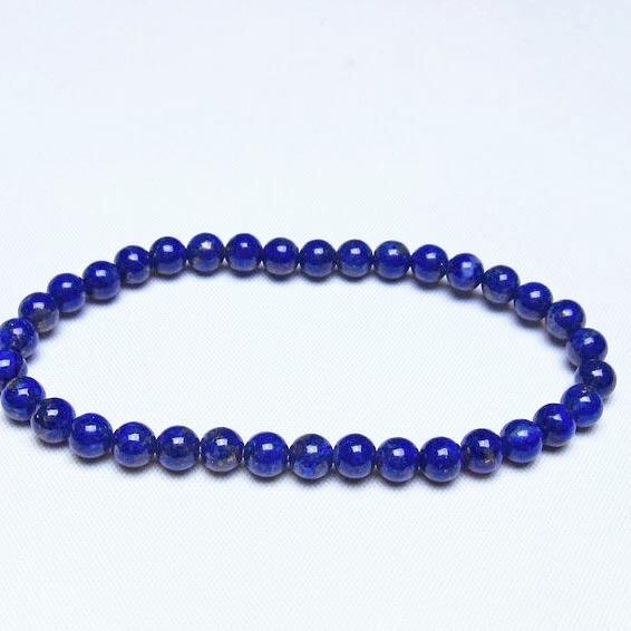 ラピスラズリ ブレスレット 5mm 一点物 メール便可 [M便 1/10] 111-48448