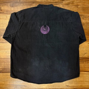 ナスングワム【Nasngwam】Indian motif Denim Shirt　XLサイズ