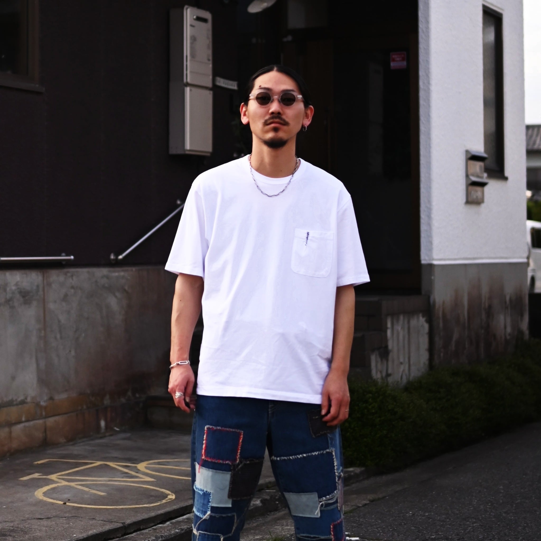 LEH（レー） Bonber Jacket、KUON(クオン）Sashiko Mended Denim