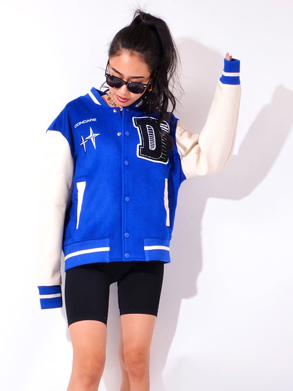 DONCARE ドンケア スタジャン Casino Jacket LOGO VARSITY JACKET OUT ...