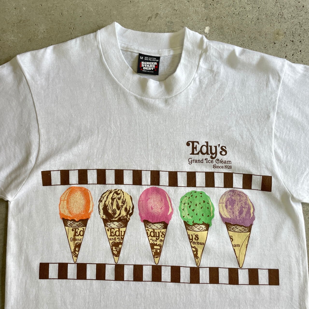 アイスクリーム ハーフジップ プルオーバー L グリーン icecream 長袖 ロゴ メンズ   【230904】