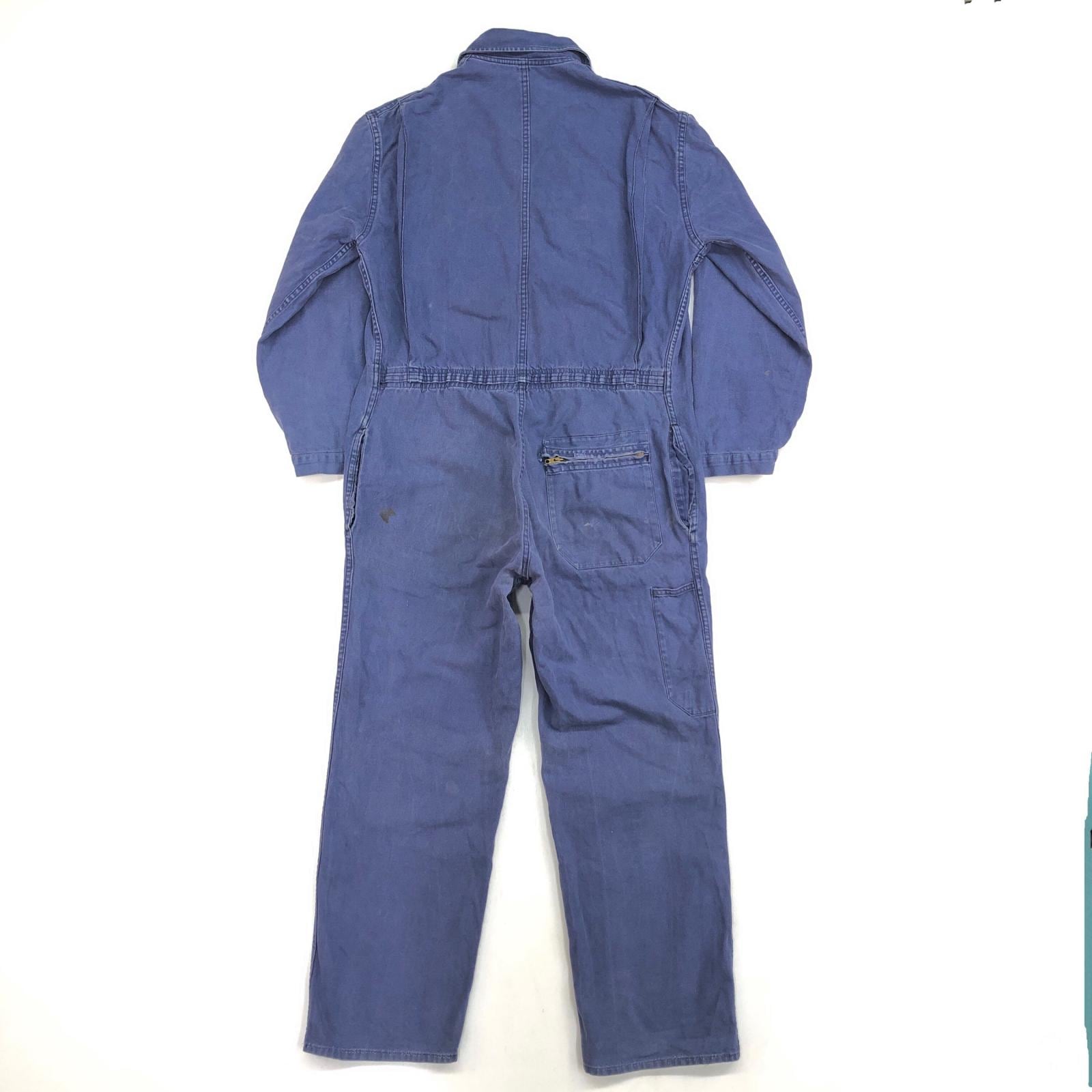 UNKNOWN 80- 90年代 FRANCE製 COVERALLS ユーロワーク フレンチワーク