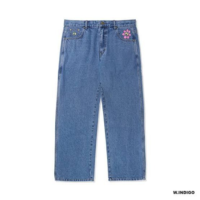 BUTTER GOODS FLOWER DENIM JEANS 40champ