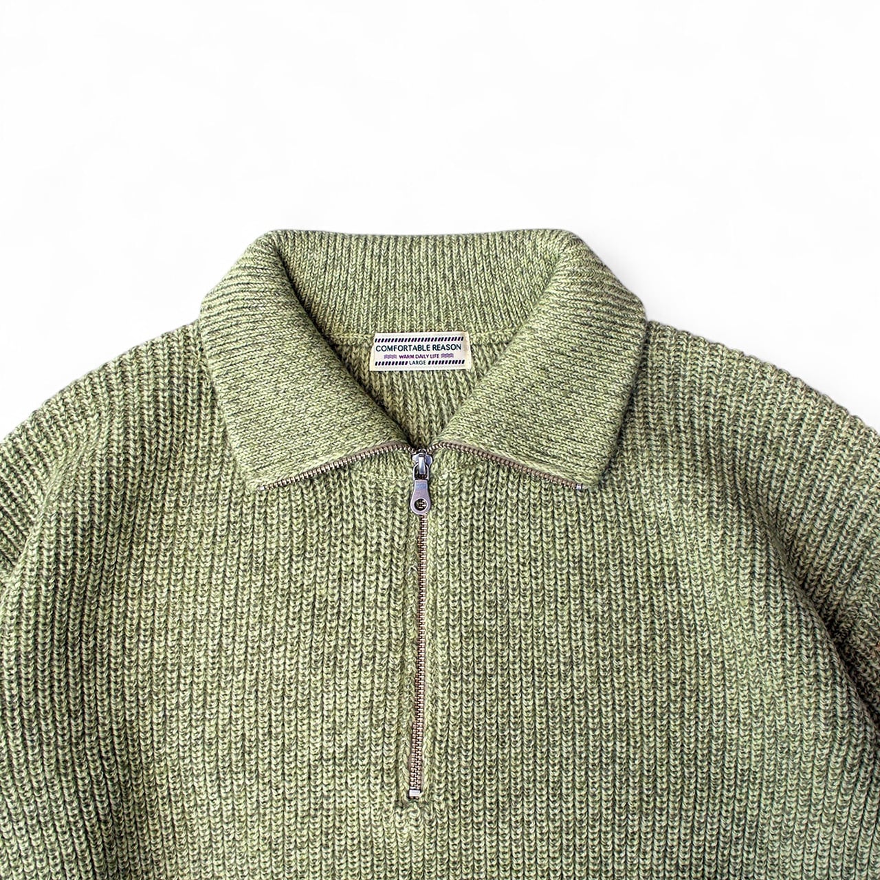 COMFORTABLE REASON, Harf Zip Knit | not wonder store