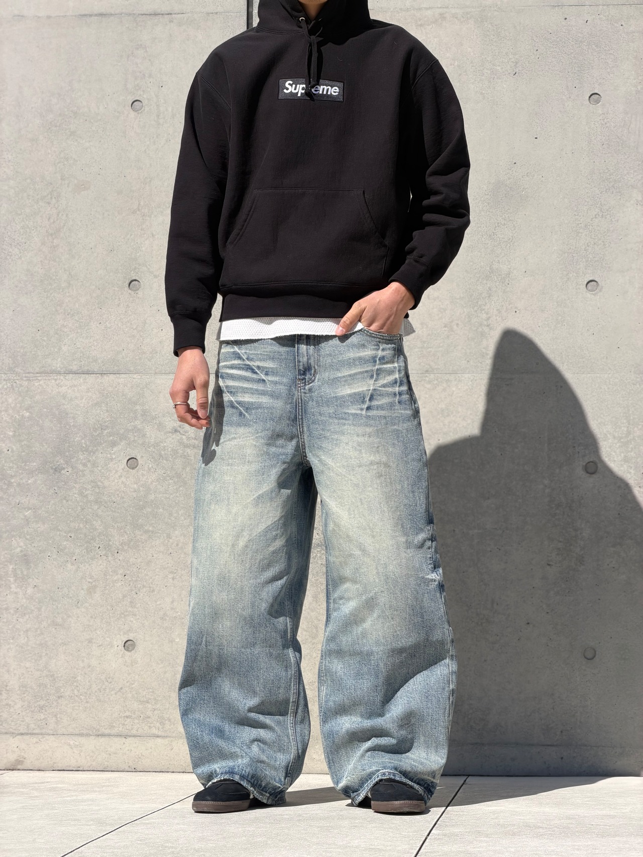 Classic Washed Loose Fit Denim