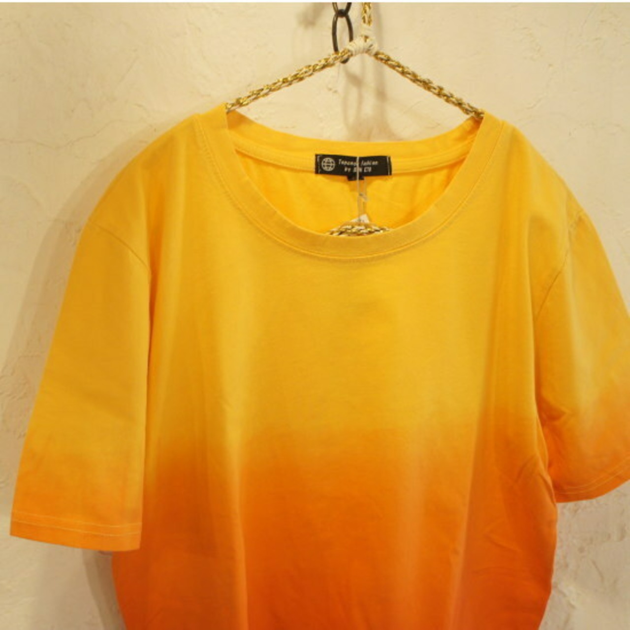 TOPANGA fashion　グラデーションTシャツ　オレンジ