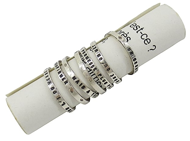 接吻　SERGE THORAVAL シルバー 7連リング　12号 SERGE THORAVAL 接吻 7連リング シルバー ［12号］ - メルカリ