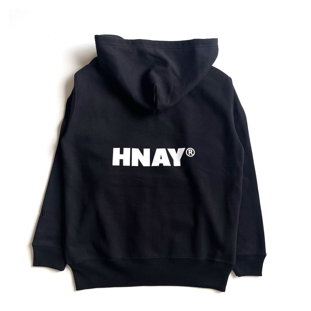 HNAY®️ Logo Zip-up Parka [Black] | HNAY