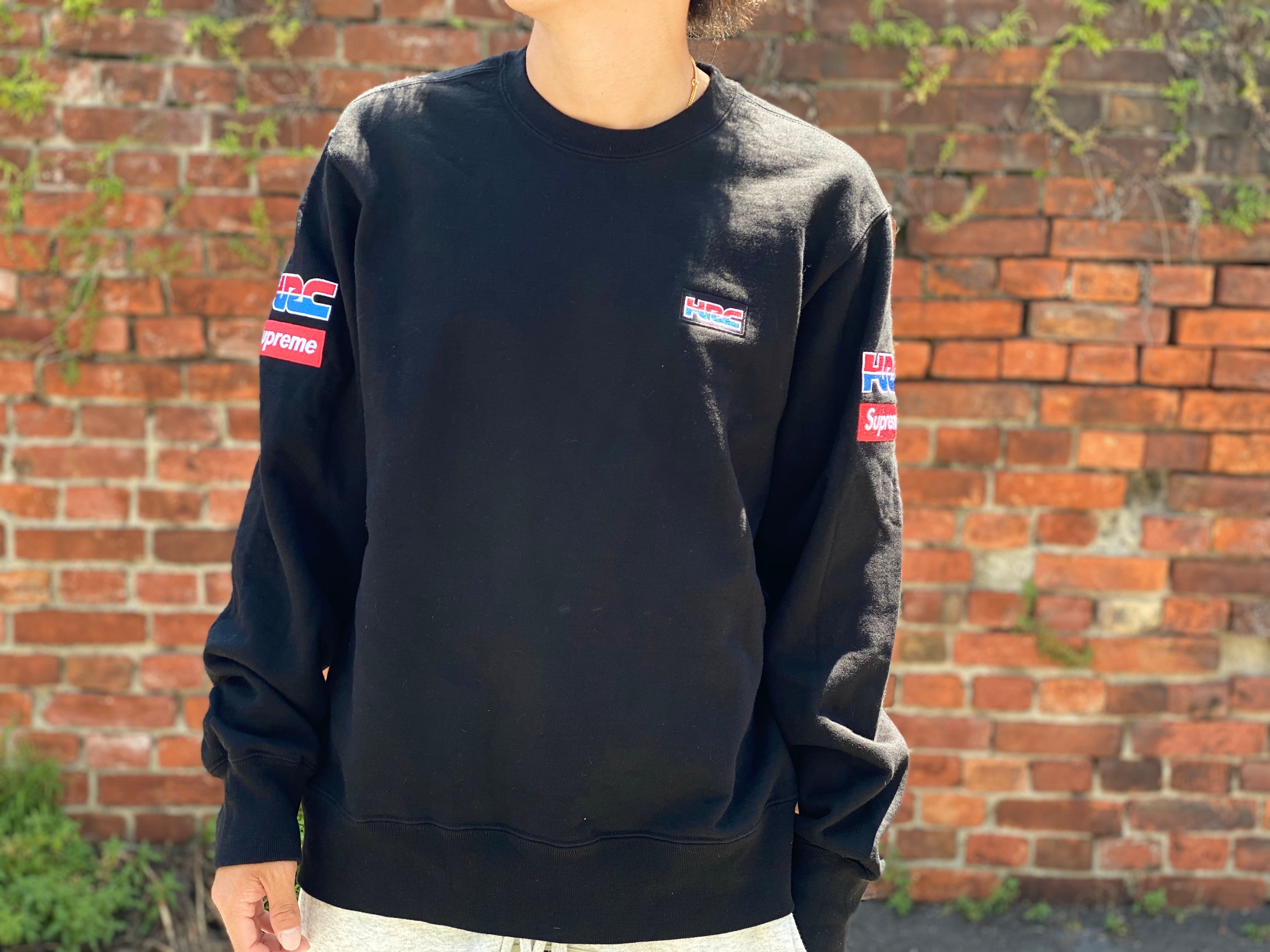 Supreme Honda Fox Racing Crewneck 19awスウェット - スウェット