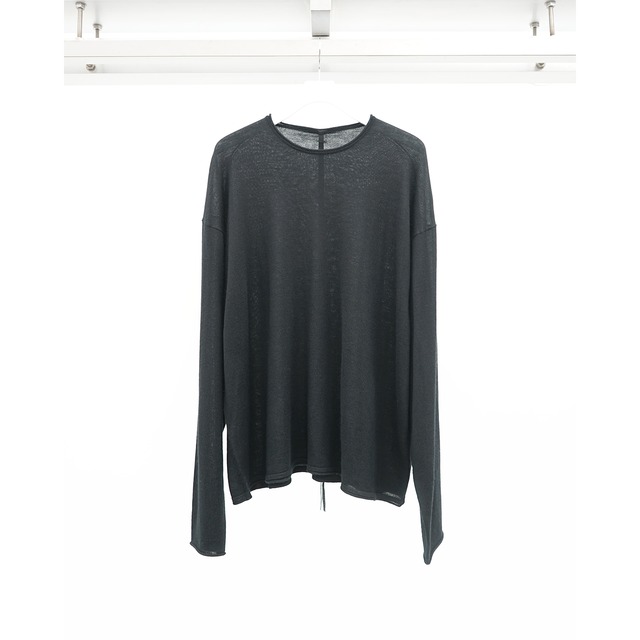 [ISŌ：位相] (イソウ) ISO-088-KNT Cashmere Long-Sleeve Knit