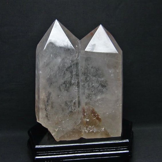 5.3Kg 水晶 六角柱 台座付属  162-56