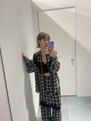 【26SS】PRANK PROJECT プランクプロジェクト / Lace Combination Shirts / シャツ