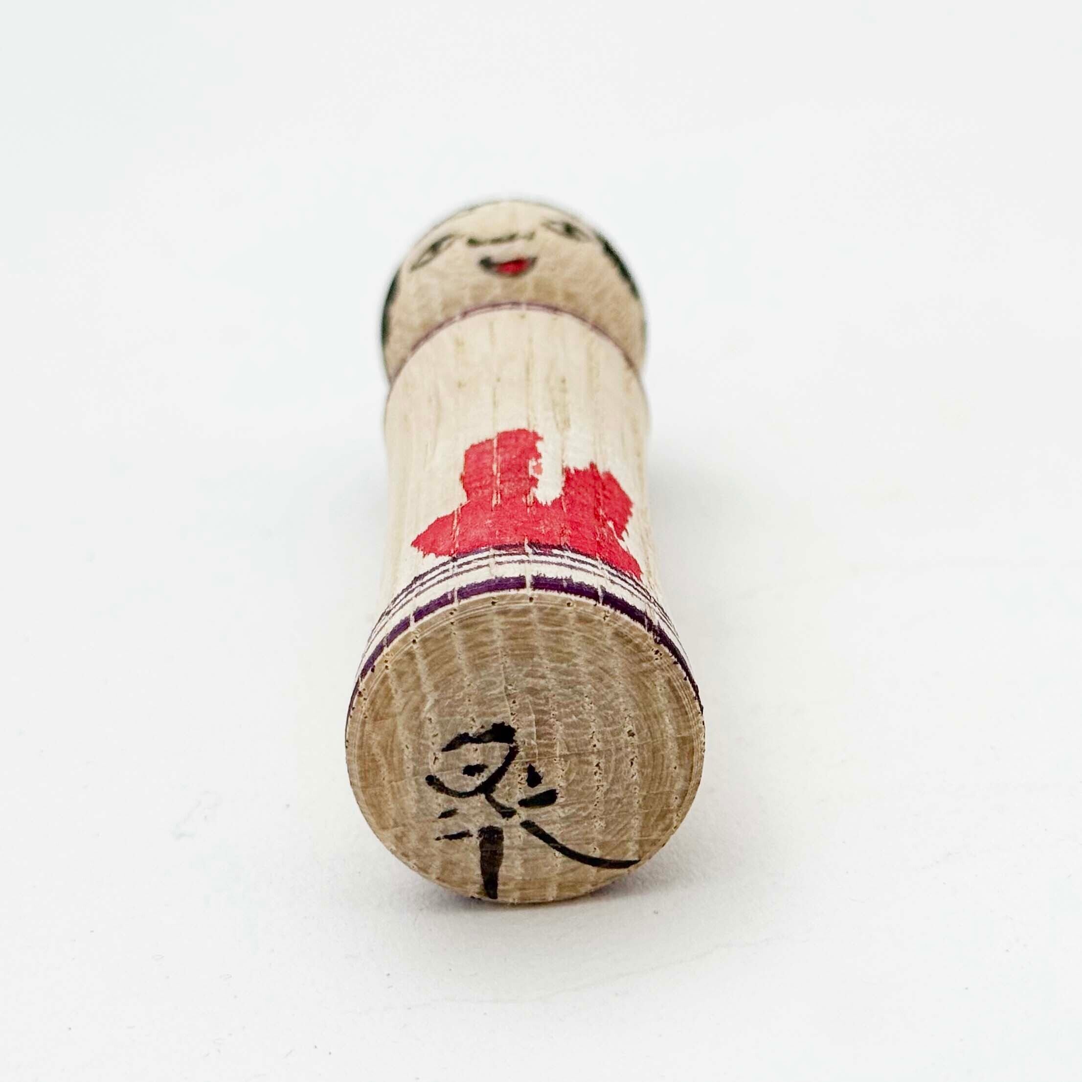 今晃工人こけし（9cm嶋津型）