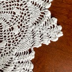 ドイリー　星形　白　花瓶敷　置物色　レースマット　 12clca37-4