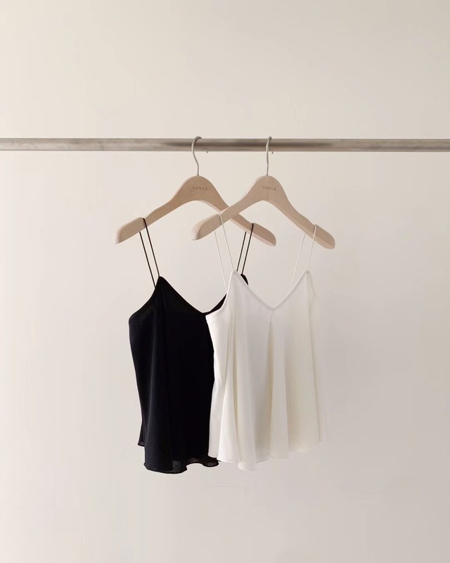 (予約) ounce / Blanc sleeveless blouse 2color