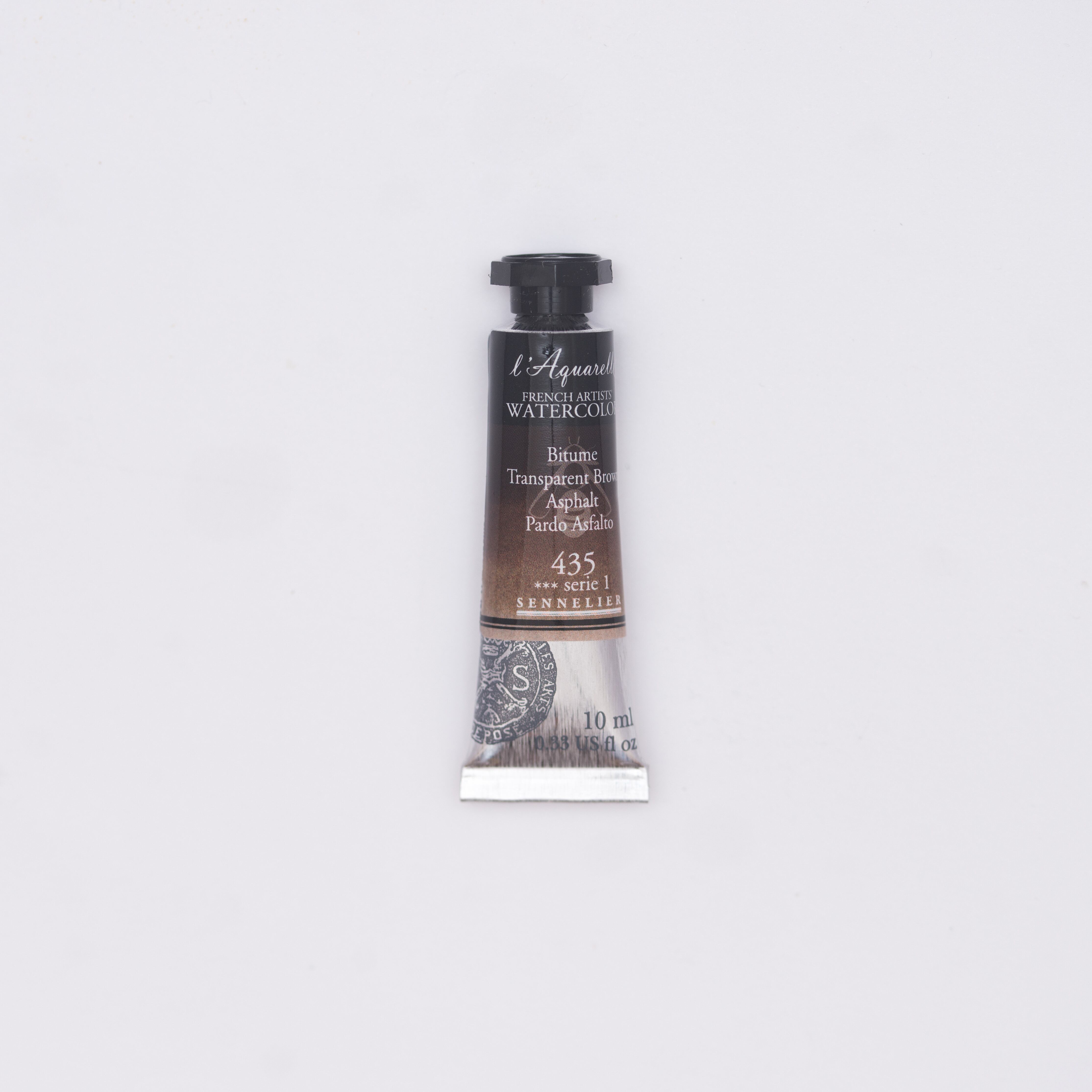 セヌリエWC 435 トランスペアレント・ブラウン 透明水彩絵具 チューブ10ml Ｓ1