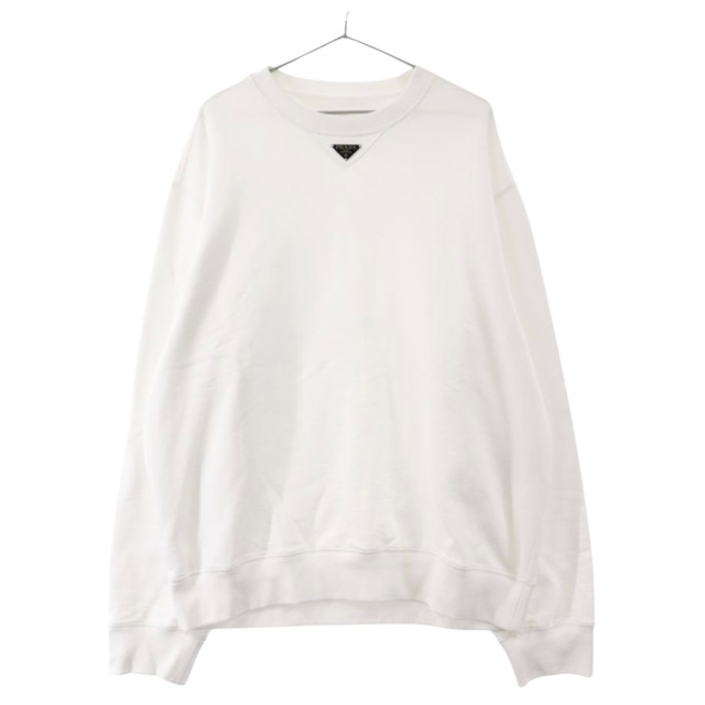プラダ PRADA  三角ロゴ オーバーサイズ スウェット トレーナー