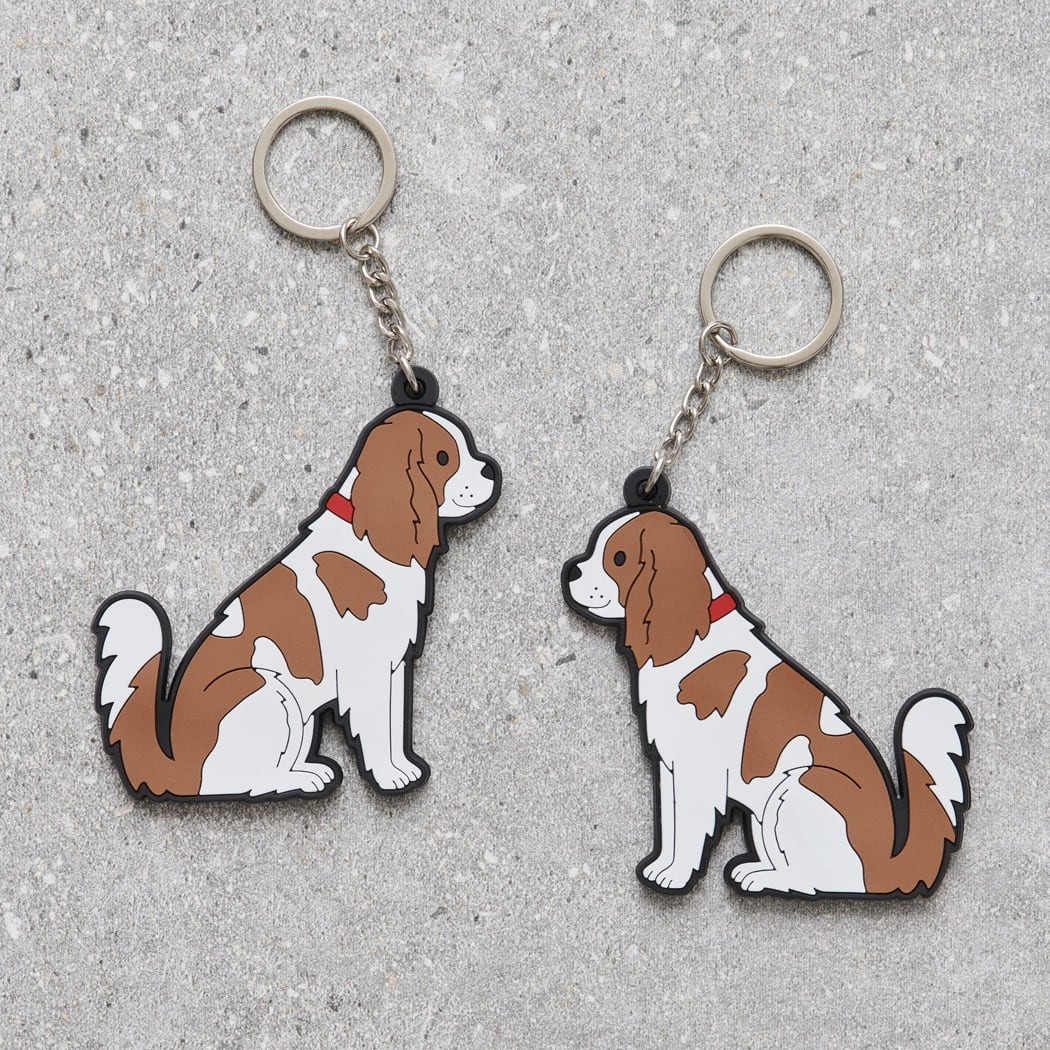 英国犬キーホルダー【キャバリア】 Sweet William 90409-CAVALIER