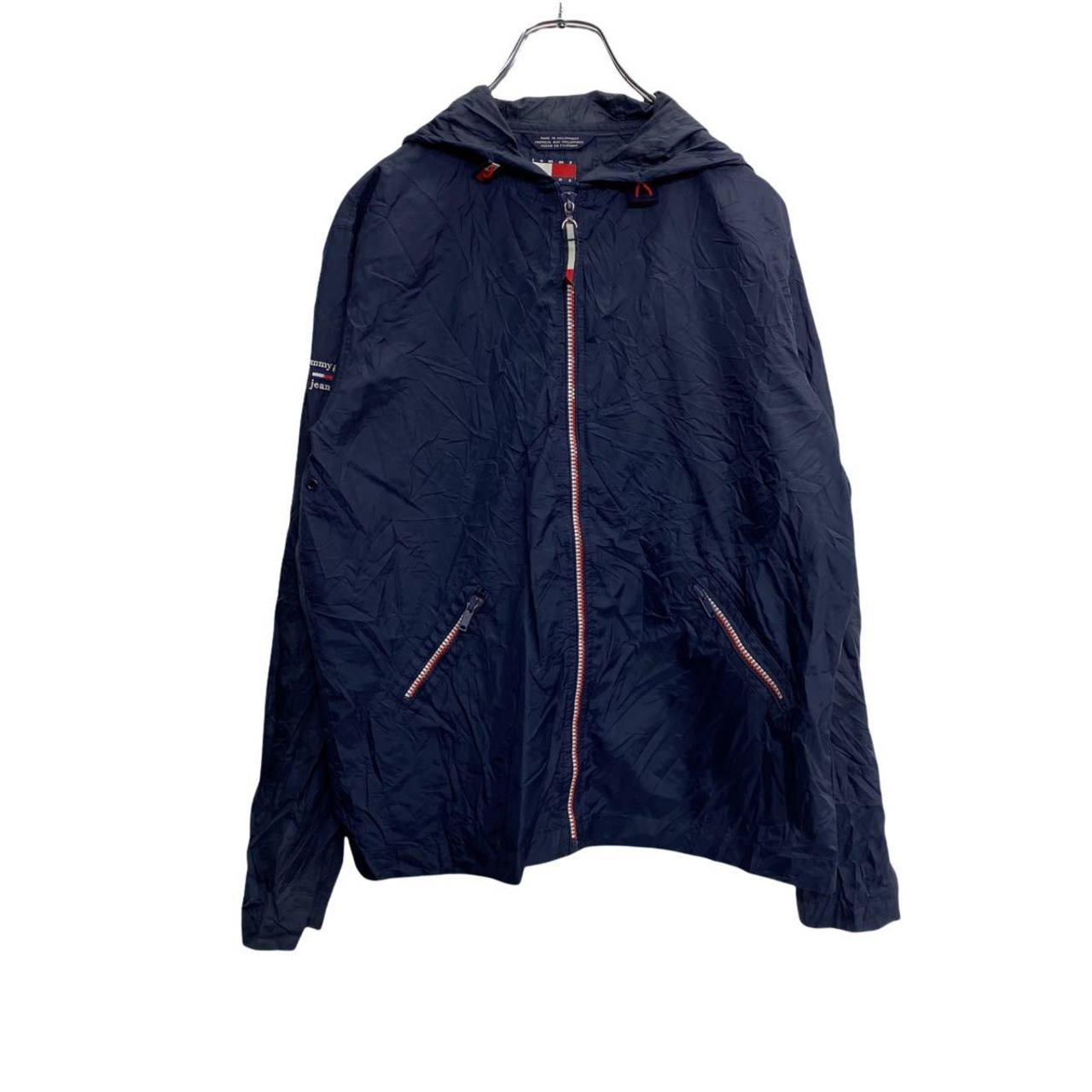 TOMMY HILFIGER ナイロンジャンパー レディース L ネイビー トミー 