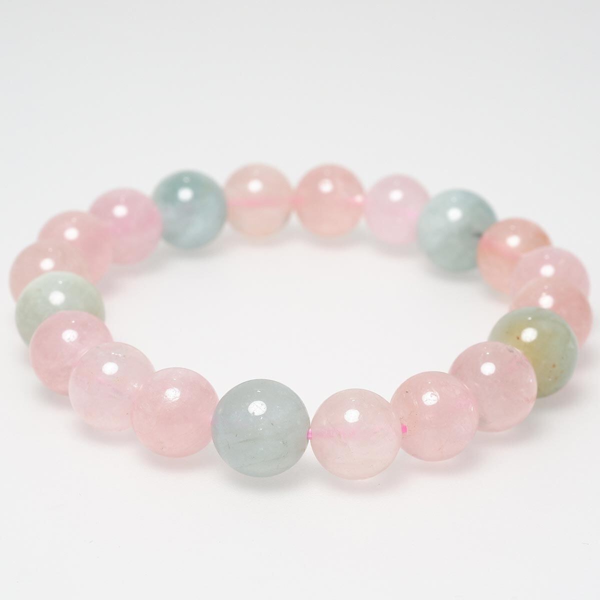 ミックスカラーベリル ブレスレット 10mm 111-2748