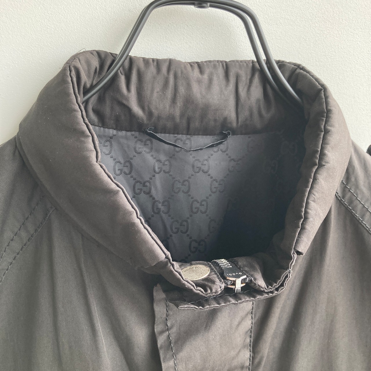 Gucci ミリタリージャケット オリーブ系 画像2