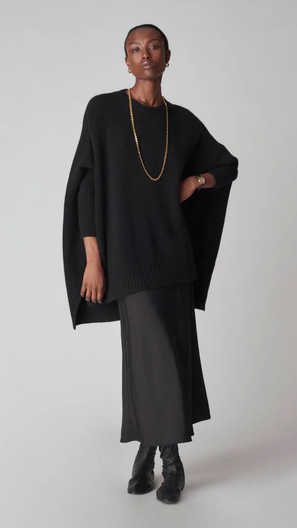 CO -Batwing Sweater- :BLACK, :IVORY,