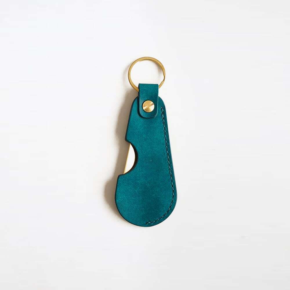 サッと使える スマート靴べら【ターコイズ】 | セミオーダーできる革