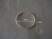 Karen silver simple bangle