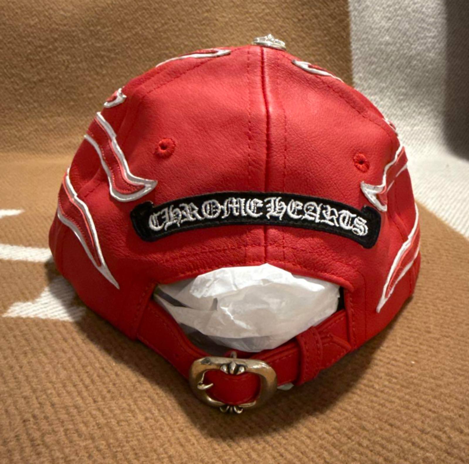 CHROME HEARTS クロムハーツ レザー キャップ 帽子 | chromehearts