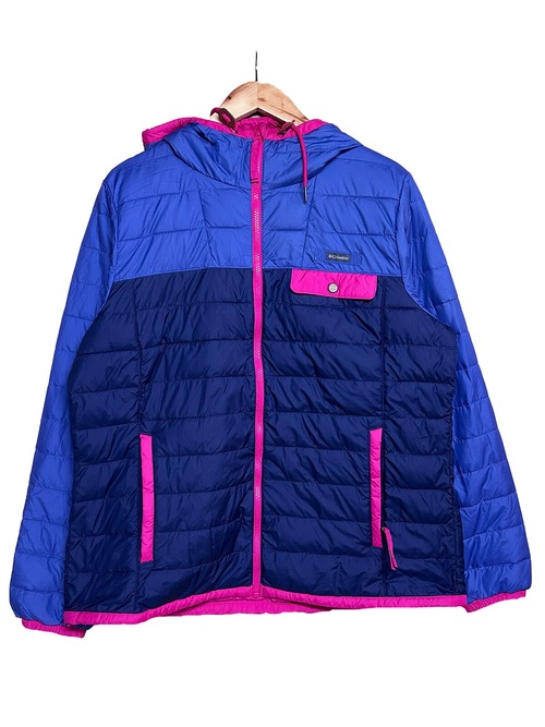 【古着】Columbiaパファージャケット パープル ピンク