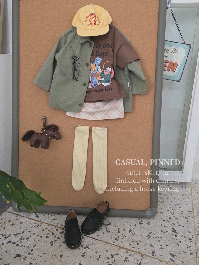 [予約][送料無料]≪ELLY MOLLY≫Slash Check Skirt 561