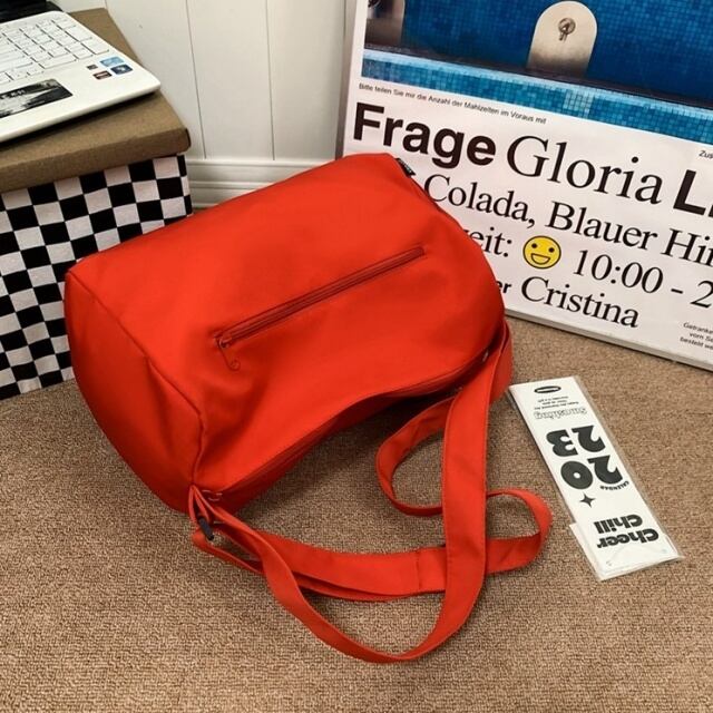予約販売】ボストンバッグ ショルダー 無地 2WAY シンプル ナイロン